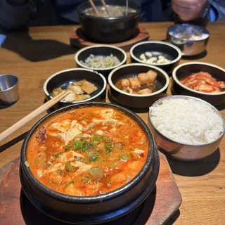 Spicy Tofu Stew (Soondubu)