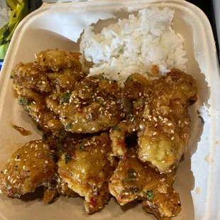 Medium garlic chili boneless chicken