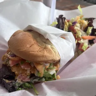 Korean fried chicken sandwich