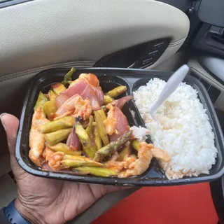 Thai Style Chicken with Asparagus
