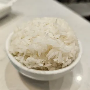 steamed rice