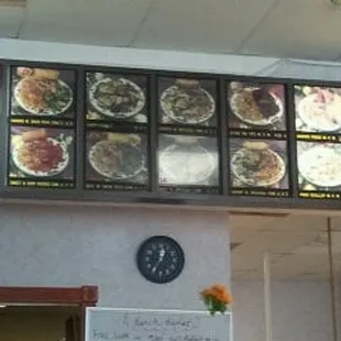 Full Menu available too. Great for take out!