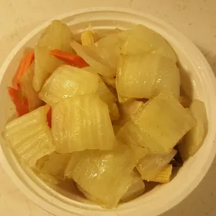 Jin Jins version of Chinese Vegetables..yuck!!