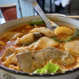 Beef Spicy Sate Noodle Soup