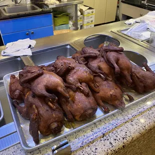 Braised duck go after 8pm to get it fresh delicious half or whole