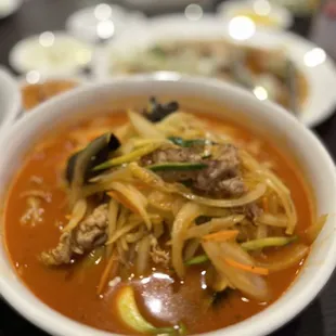 Spicy Beef Noodle Soup