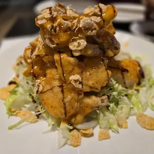 Spicy Cream Shrimp Tempura