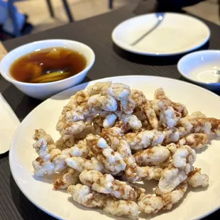 Sweet and Sour Pork with sauce on the side