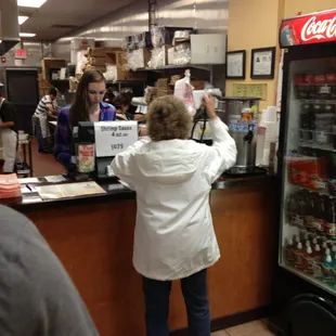 Mostly a takeout place for ppl living nearby.