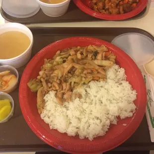 Chicken teriyaki special ($7)