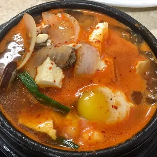 Clam Tofu Soup