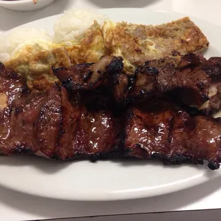 Kalbi-Meat Chun Plate