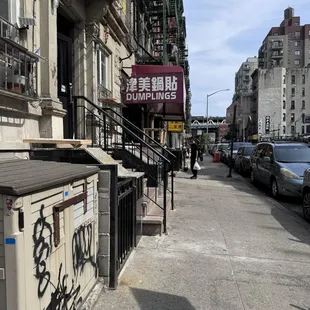 outside