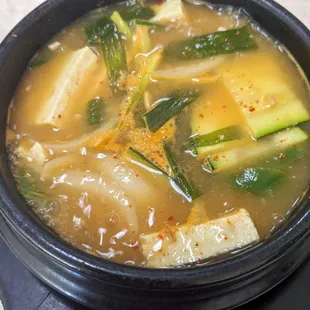 Tofu soup
