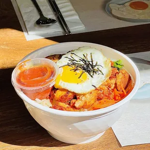 Bibimbap chicken