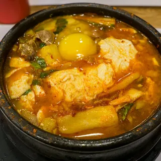 Beef soft tofu Soup