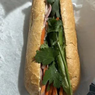 Cold cut bahn mi