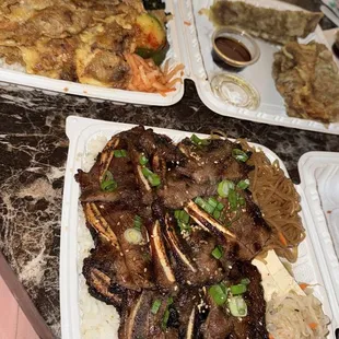 Meat jun plate Kalbi plate