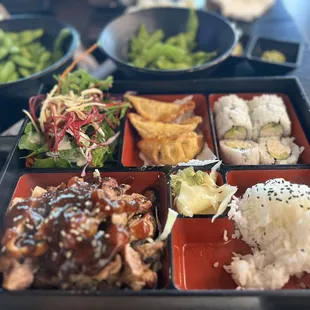  a variety of food items