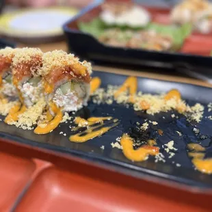 Hot night roll, no avocado! (Allergies)