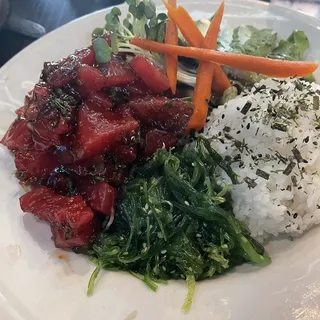 Hawaiian Poki Tuna Plate