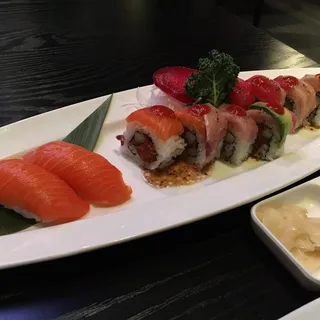 Spicy Rainbow Roll
