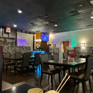 Inside dining room