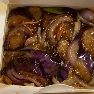 Eggplant in Garlic Sauce