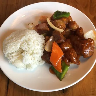 Sweet and Sour Pork Lunch