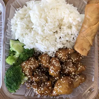 Sesame Chicken Lunch