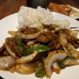 Mongolian Beef Lunch