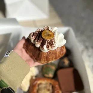 banoffee (banana + toffee) croissant