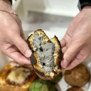 Black Sesame Cream Puff