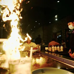 On fire