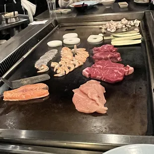 Bland hardly seasoned meats
