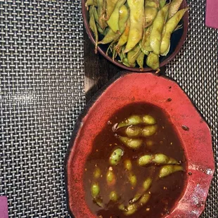 Spicy Sauteed Edamame