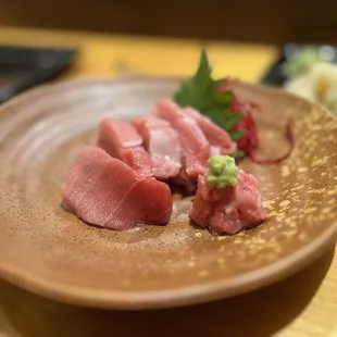 Bluefin toro sashimi