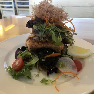 Salmon Skin Salad