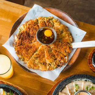 Pajeon (Korean Scallion pancake)