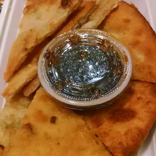 &quot;Chinese pizza&quot; aka scallion pancake