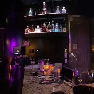 Part of the lounge bar