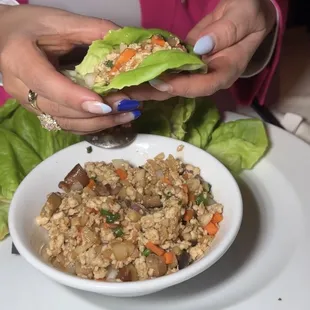 Chicken Lettuce Wraps