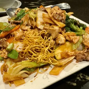 11.06.23 Combination Hong Kong-style Pan Fried Noodle