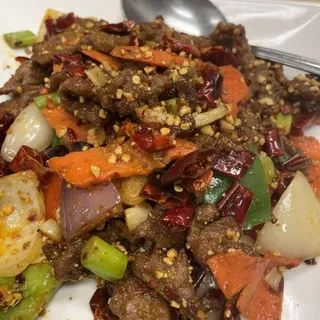Spicy Cumin Sauce Beef