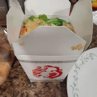 "Quart" of Vegetable Fried Rice