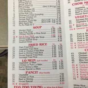 Soups and rice
