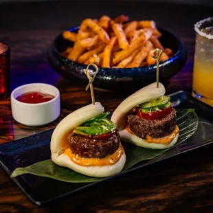 Wagyu Beef Bao Sliders
Tomato, Avocado, Jalapeno, Spicy Aioli