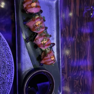 Blue fin tuna crispy rice