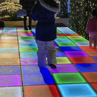 Light up squares for kids.