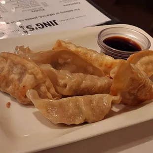 Guotie (potstickers), aka pan fried dumplings
